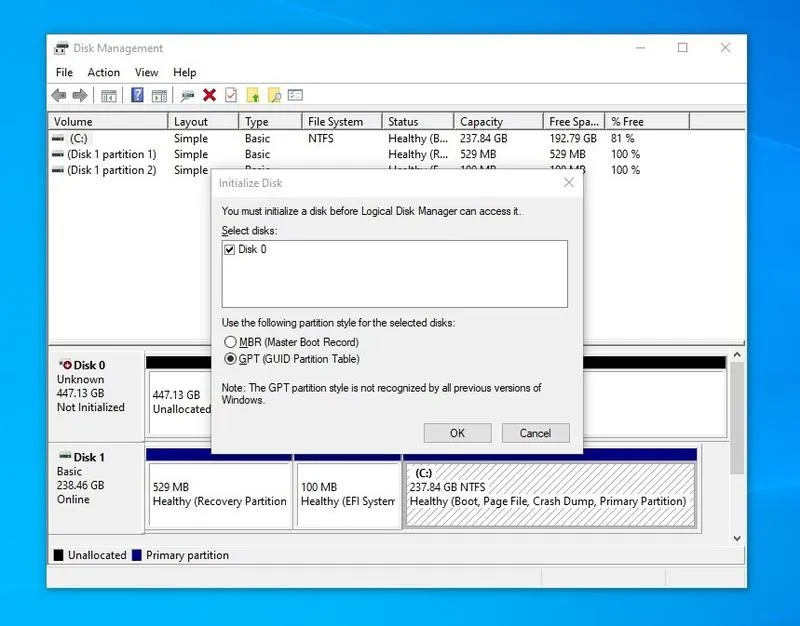 Prosty przewodnik: jak zmienić dysk z MBR na GPT bez stresu