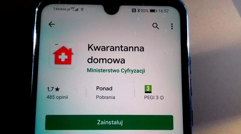 Aplikacja kwarantanna