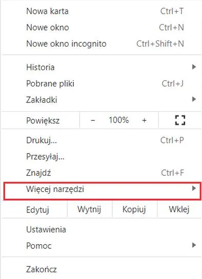 Czyszczenie plików cookies
