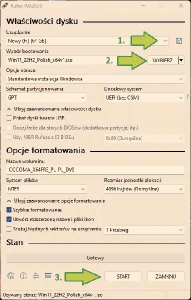 Formaty dla Windows 11