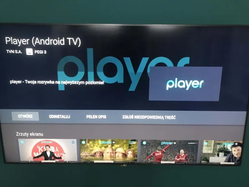 Instalacja aplikacji Player