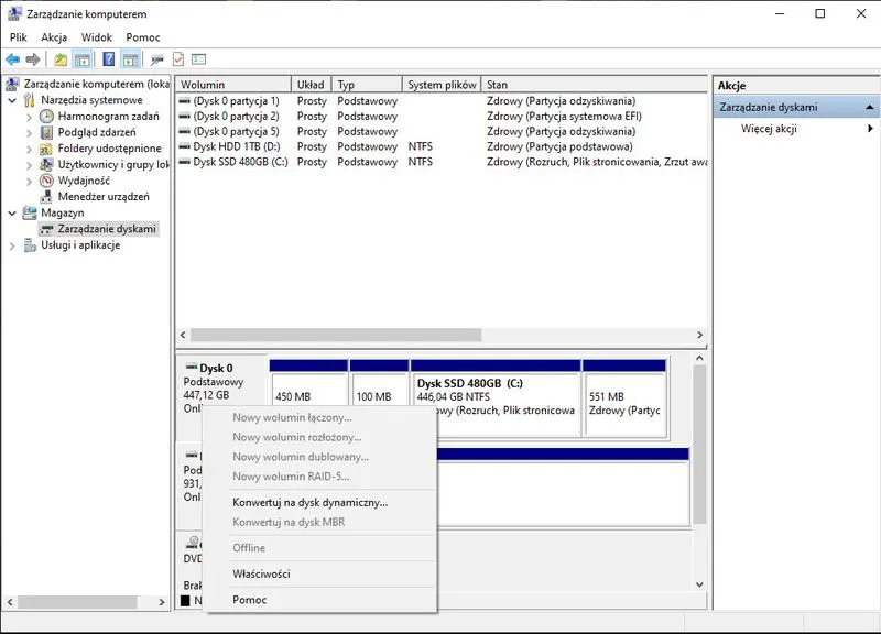 Narzędzie mbr2gpt dla Windows 11