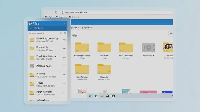 OneDrive funkcje