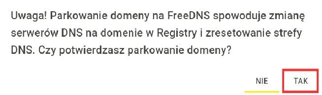 Parkowanie domen