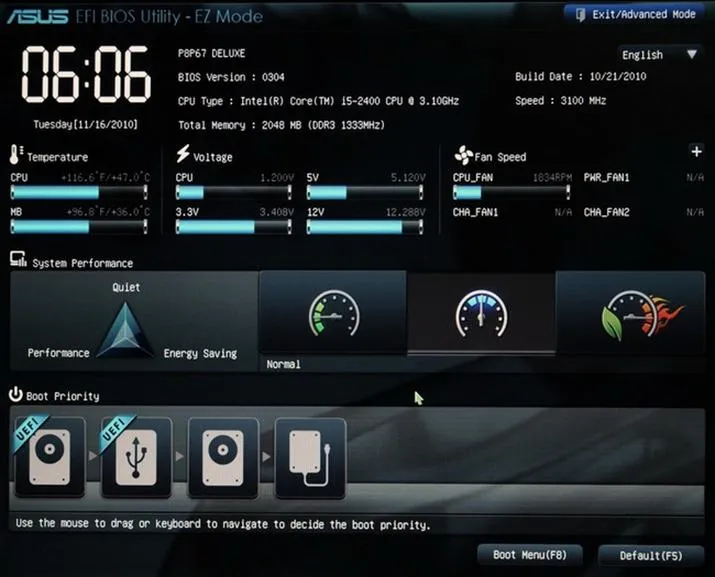 UEFI w Windows 10