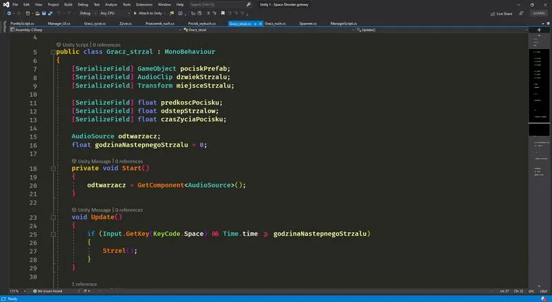 Umiejętności programisty gier