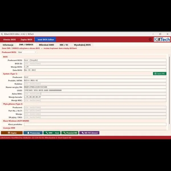 Wejście w BIOS laptopa