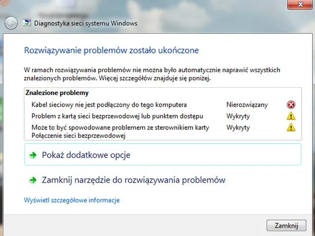 Włączenie karty sieciowej w Windows 7