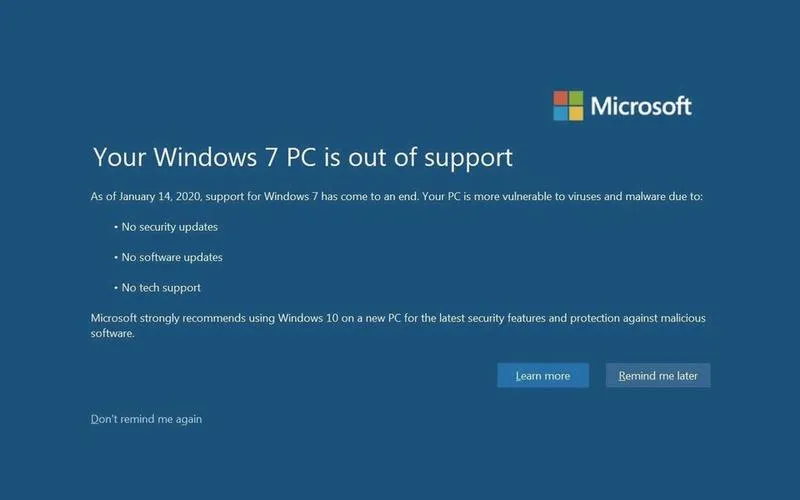 Wsparcie Windows 7