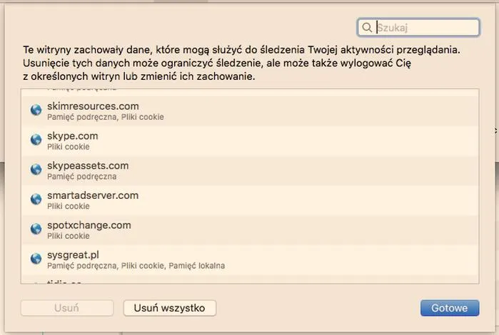 Zabezpieczenie prywatności w sieci